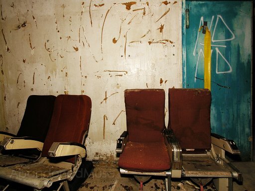 flight 5922.jpg - Chairs from Flight 5922 that crashed in the everglades.  We also found a cabinet with files pertaining to this investigation.